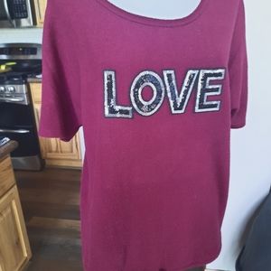 Love sweater sequins Lavish XL